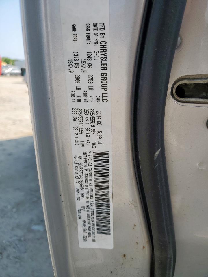 2011 Dodge Journey R/T VIN: 3D4PG7FG4BT536904 Lot: 80917985