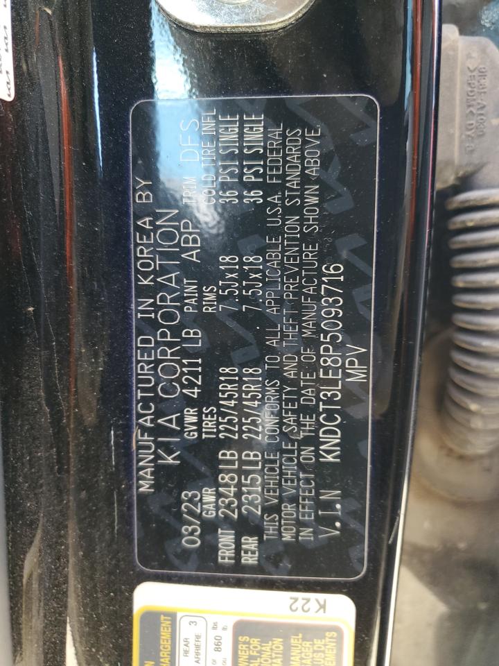 2023 Kia Niro Sx VIN: KNDCT3LE8P5093716 Lot: 81799515