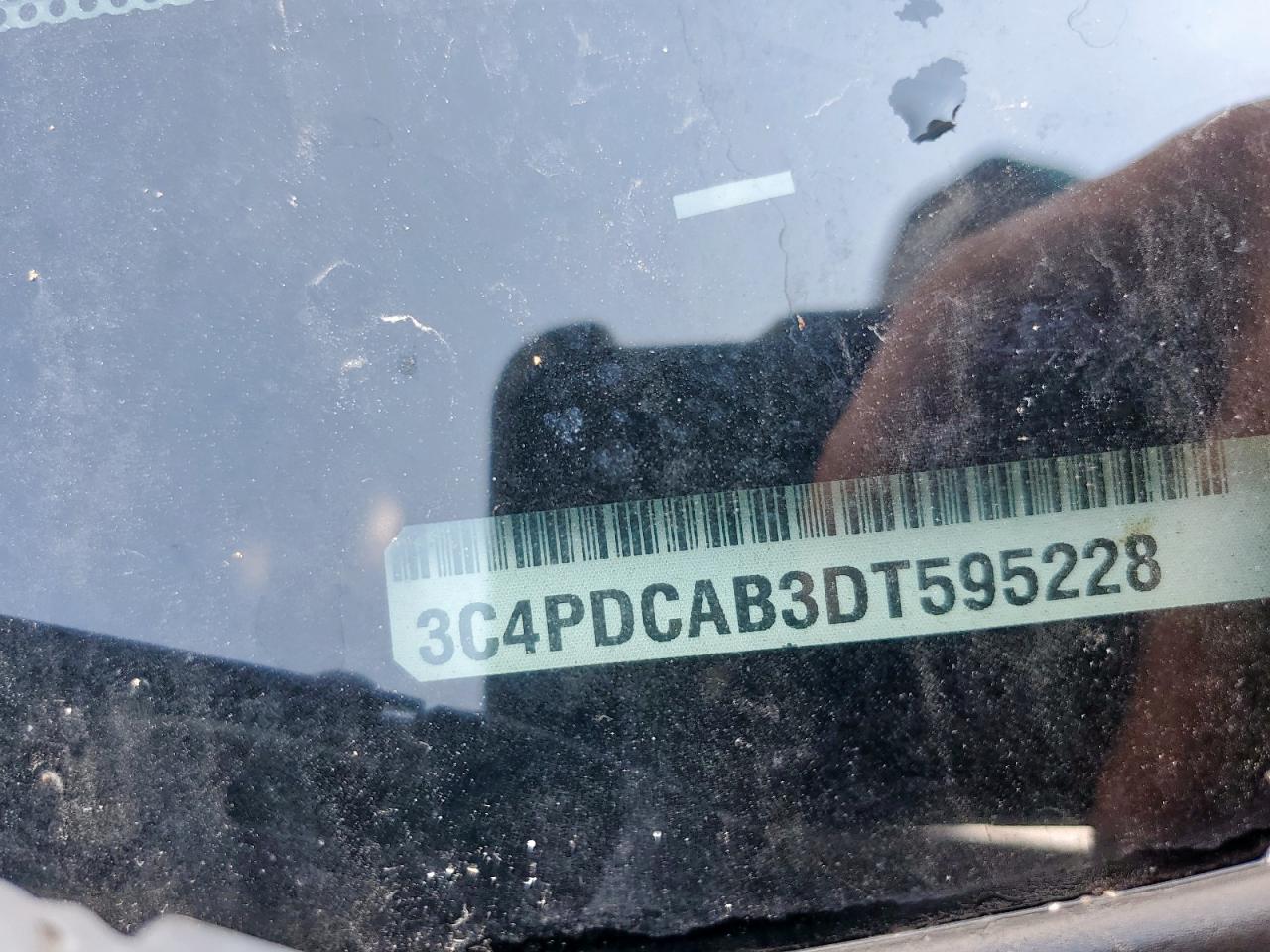 2013 Dodge Journey Se VIN: 3C4PDCAB3DT595228 Lot: 71061445