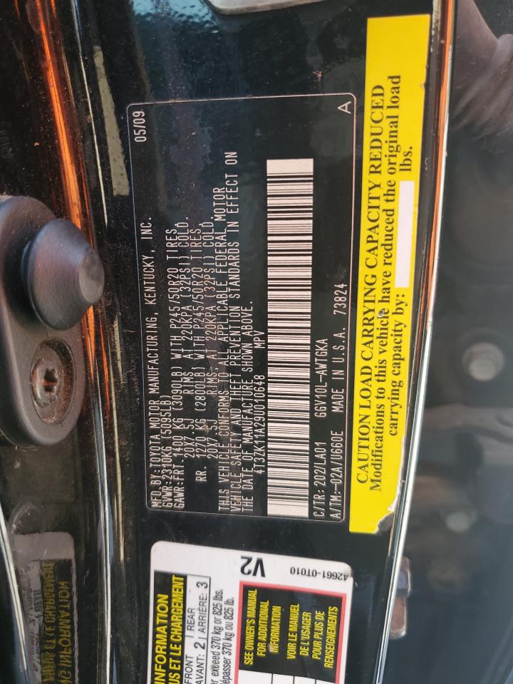 2009 Toyota Venza VIN: 4T3ZK11A29U010648 Lot: 80794935