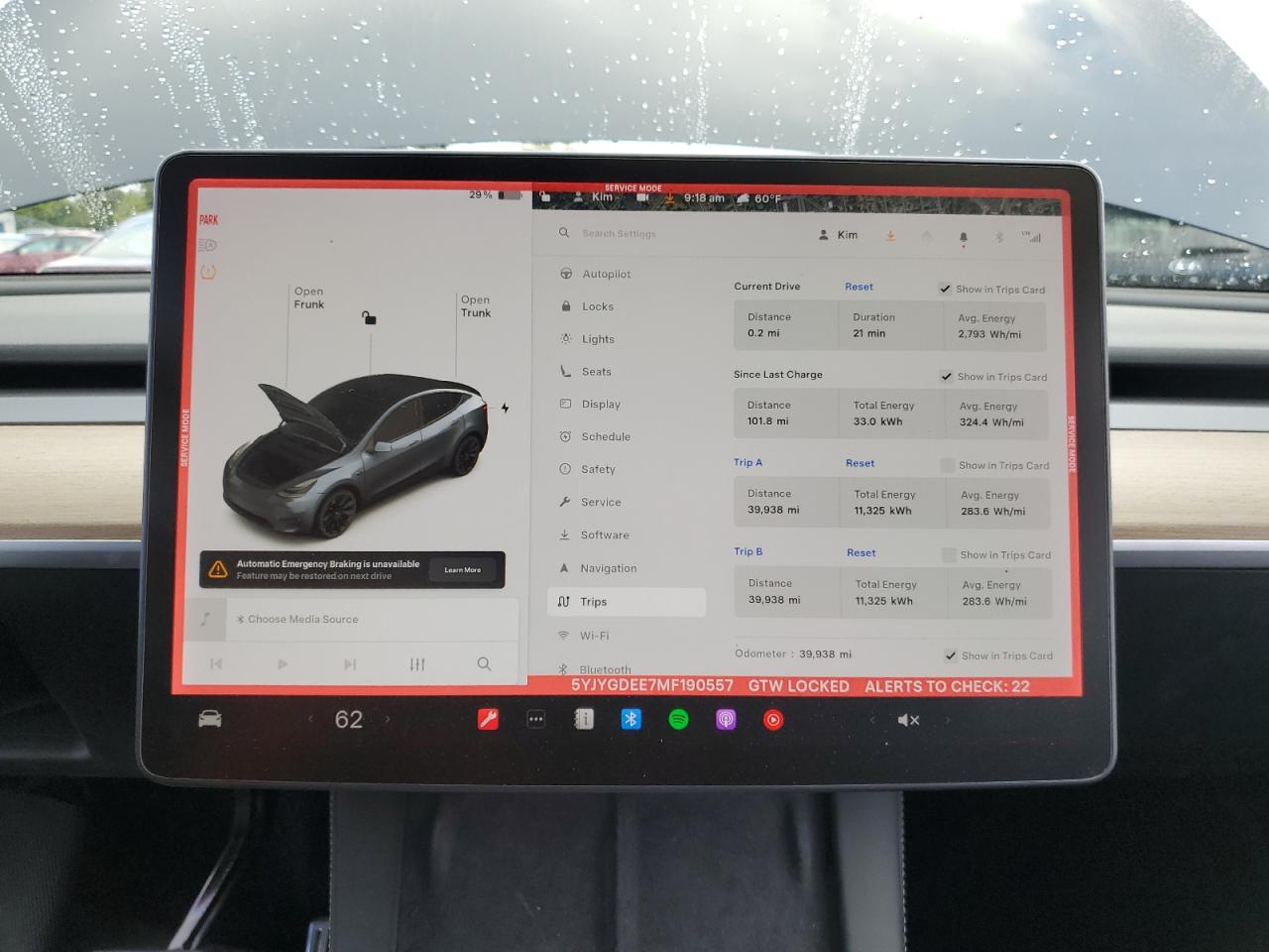 2021 Tesla Model Y VIN: 5YJYGDEE7MF190557 Lot: 80904485