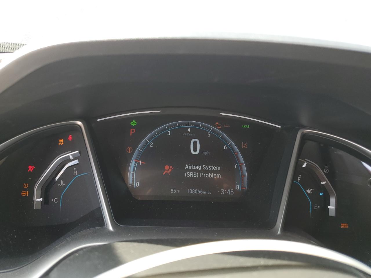 2019 Honda Civic Ex VIN: JHMFC1F31KX003751 Lot: 80120865