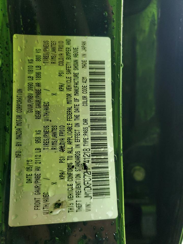 2017 Mazda Cx-3 Touring VIN: JM1DKFC72H0141218 Lot: 82043065