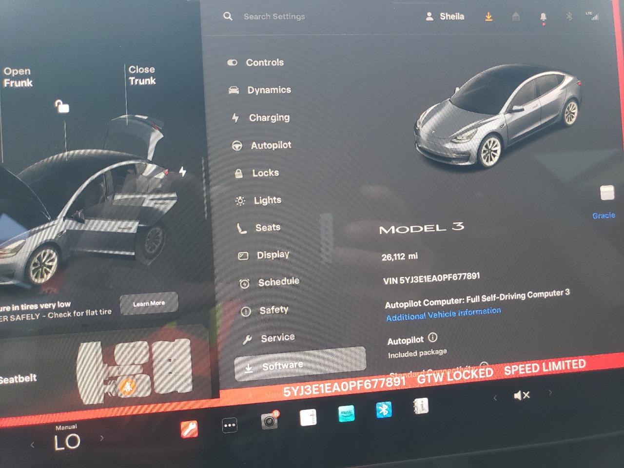 2023 Tesla Model 3 VIN: 5YJ3E1EA0PF677891 Lot: 71199055