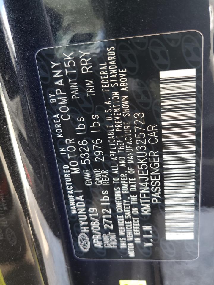 2019 Genesis G80 Base VIN: KMTFN4JE5KU325723 Lot: 82093375