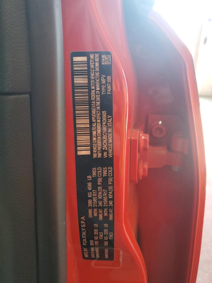 2019 Jeep Renegade Trailhawk VIN: ZACNJBC14KPK06905 Lot: 80382965