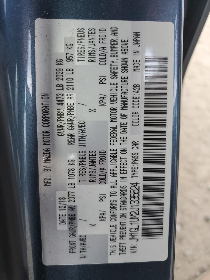 2018 Mazda 6 Sport VIN: JM1GL1UM2J1335524 Lot: 81005305