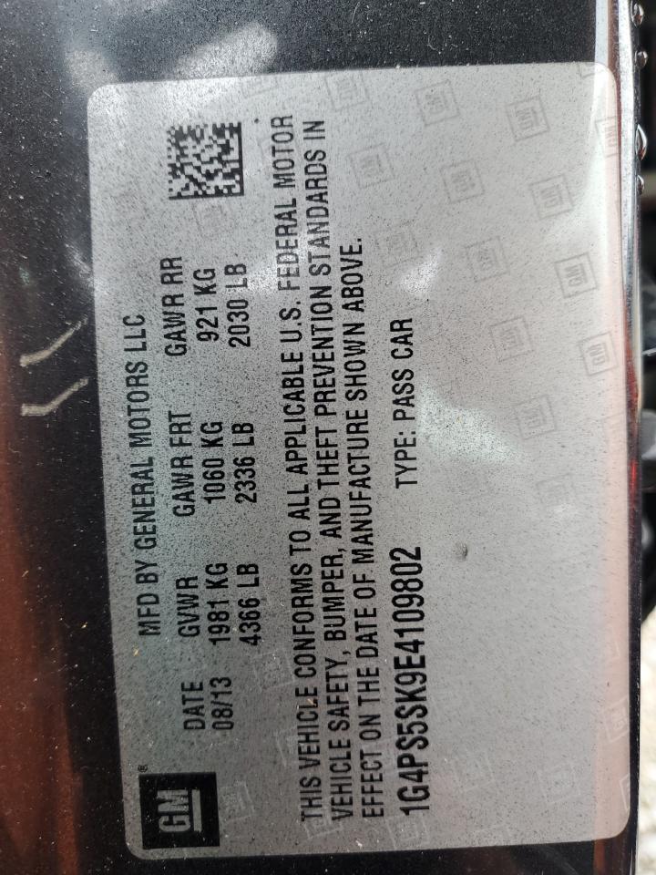 2014 Buick Verano VIN: 1G4PS5SK9E4109802 Lot: 81725005