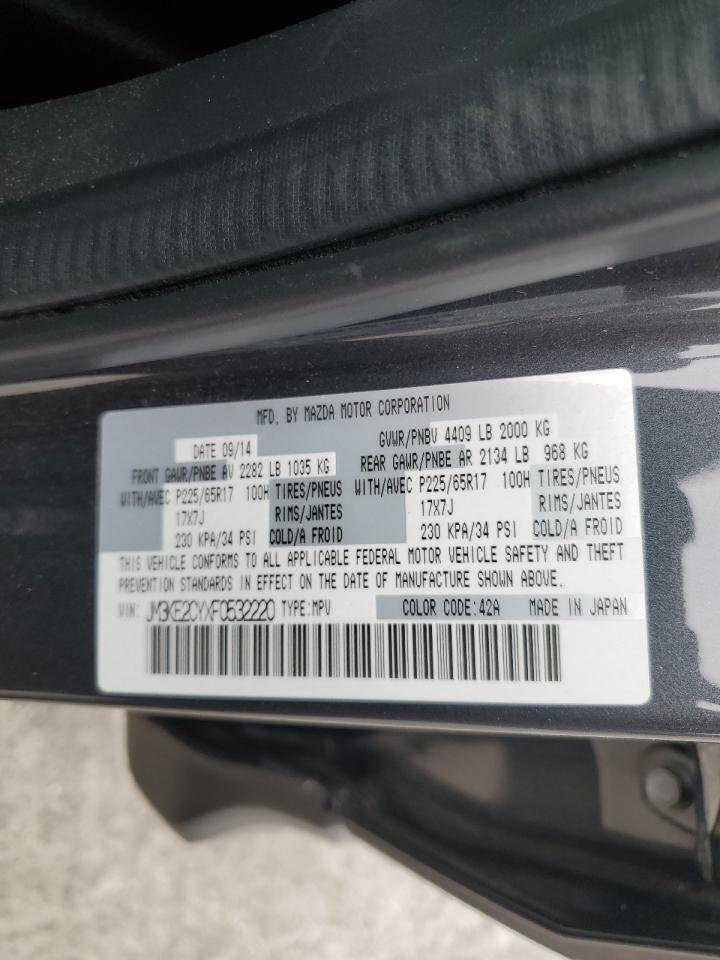 2015 Mazda Cx-5 Touring VIN: JM3KE2CYXF0532220 Lot: 81842235