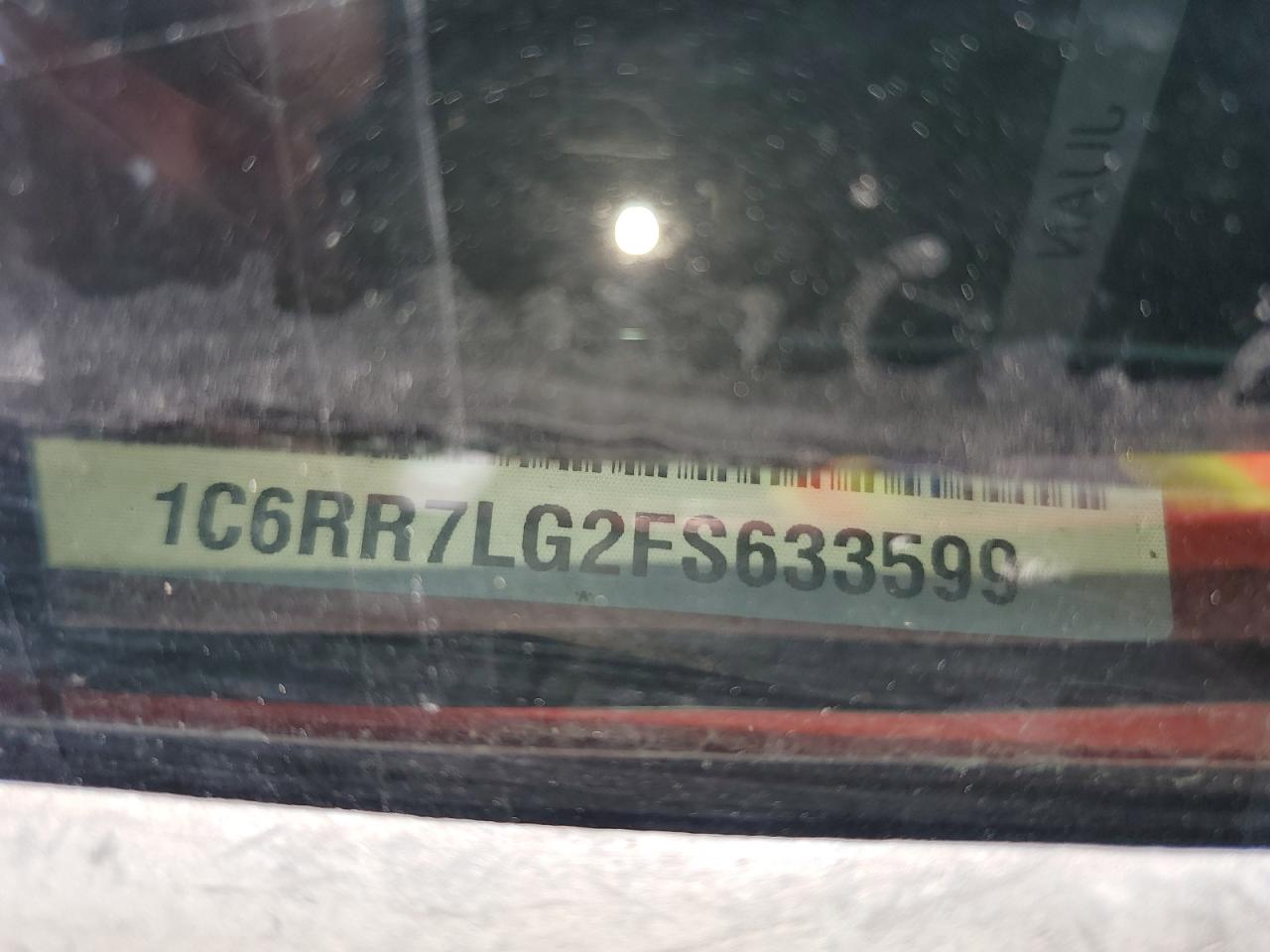 2015 Ram 1500 Slt VIN: 1C6RR7LG2FS633599 Lot: 71047455