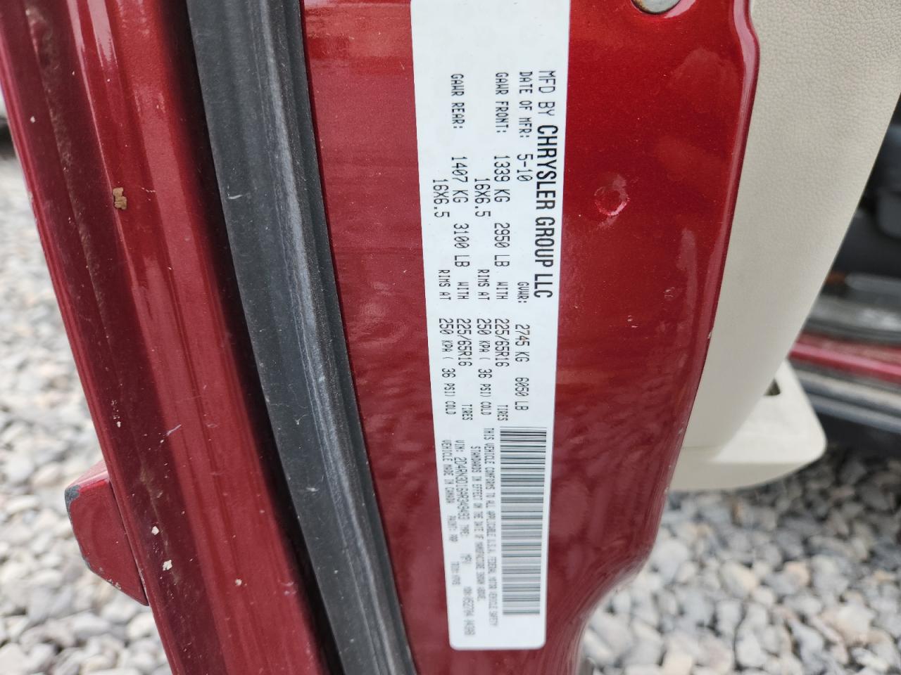 2010 Dodge Grand Caravan Hero VIN: 2D4RN3D16AR349493 Lot: 71518025