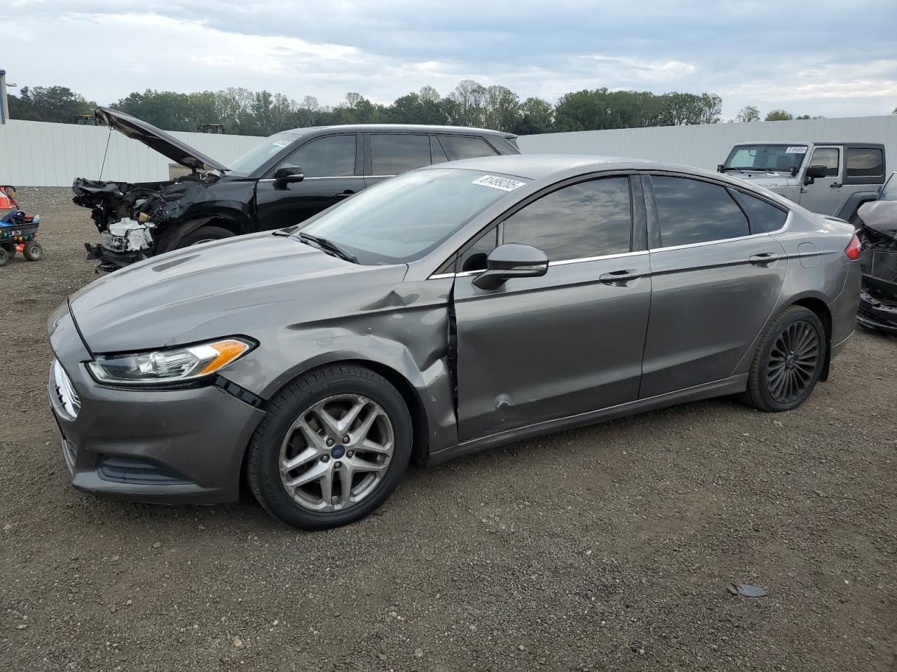 2014 Ford Fusion Se grey null gas 3FA6P0H79ER125311 photo #1