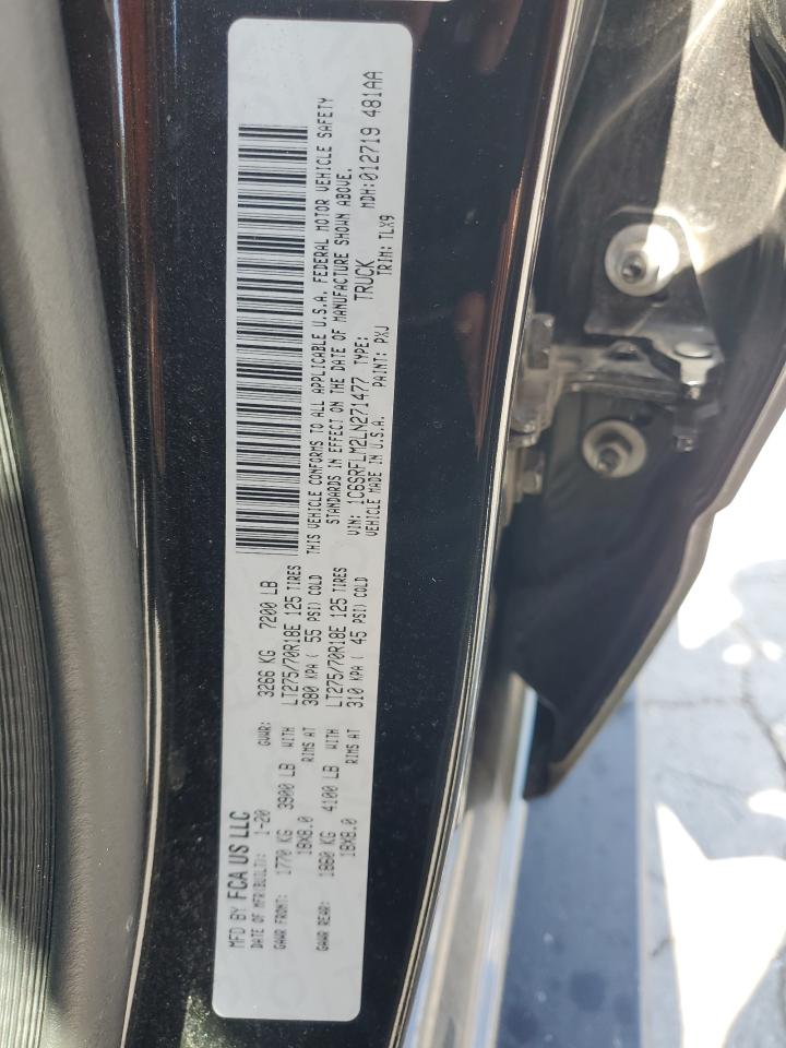 2020 Ram 1500 Rebel VIN: 1C6SRFLM2LN271477 Lot: 84295705