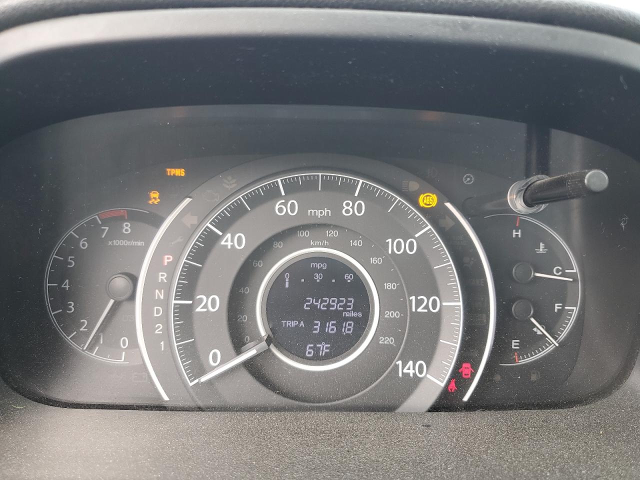 2013 Honda Cr-V Exl VIN: 2HKRM3H77DH502110 Lot: 80875655