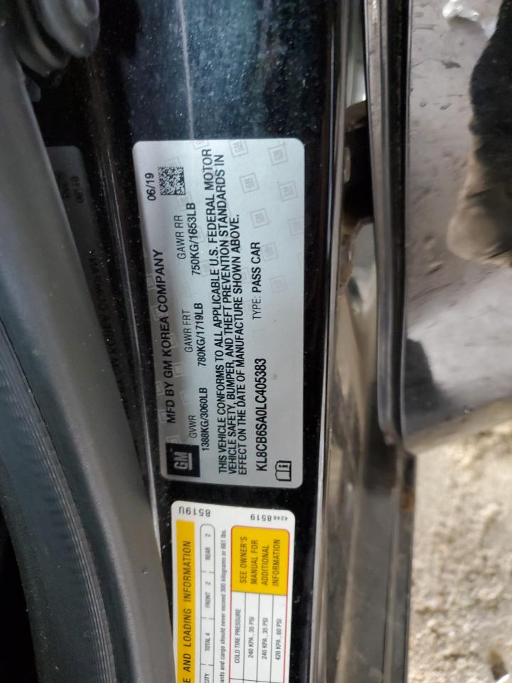 2020 Chevrolet Spark Ls VIN: KL8CB6SA0LC405383 Lot: 84441725