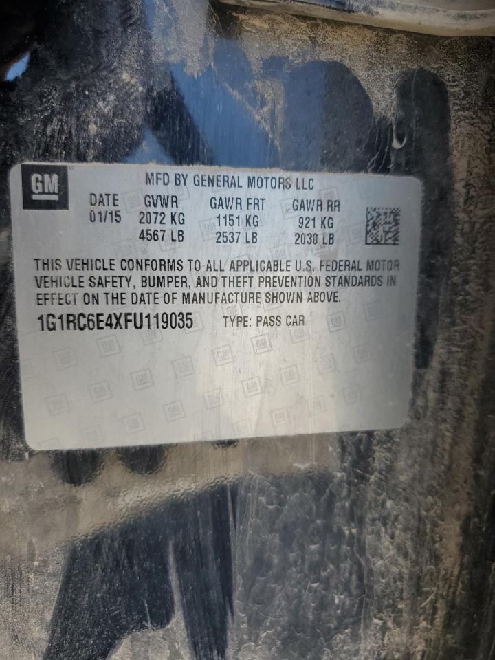 2015 Chevrolet Volt VIN: 1G1RC6E4XFU119035 Lot: 81312955