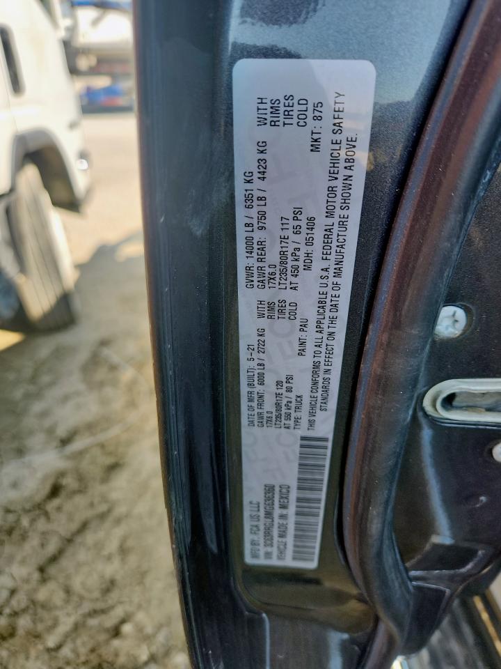 2021 Ram 3500 Tradesman VIN: 3C63RRGL8MG636360 Lot: 80124215