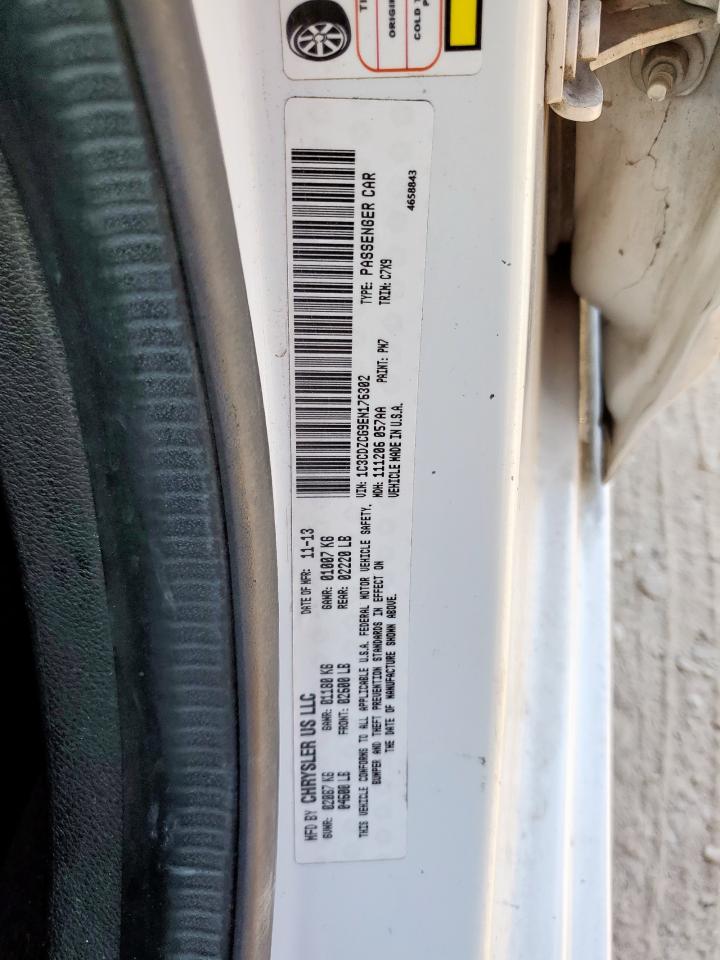 2014 Dodge Avenger Sxt VIN: 1C3CDZCG9EN176302 Lot: 80336345