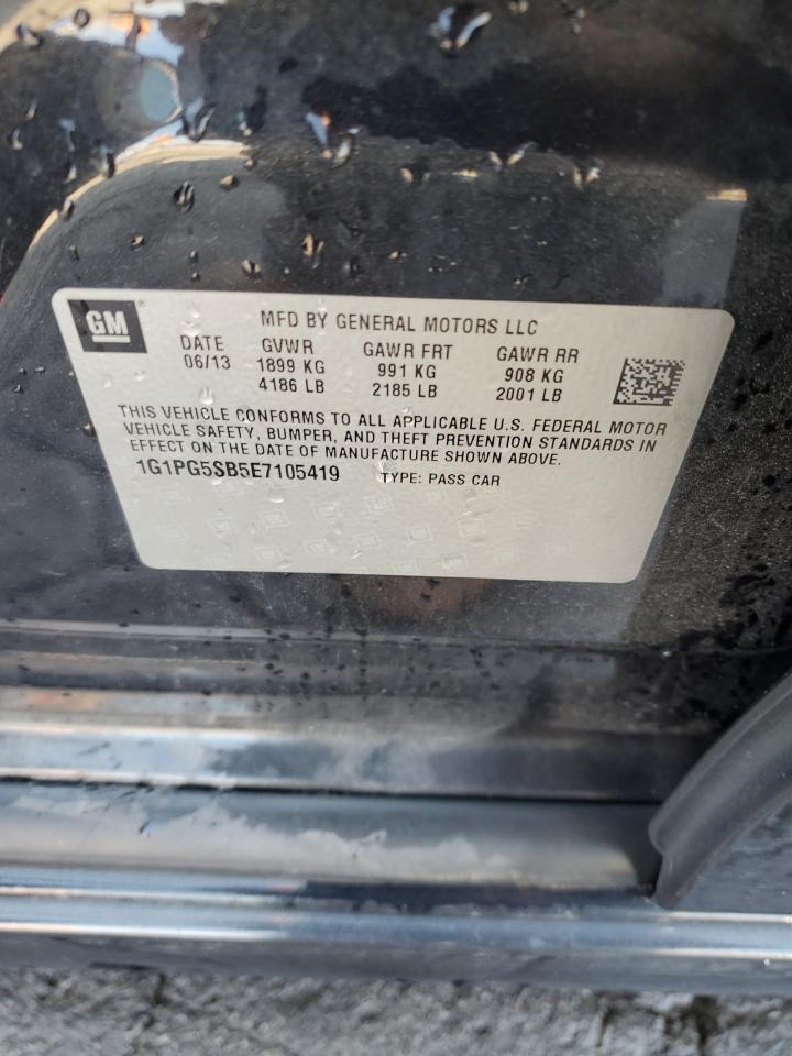 2014 Chevrolet Cruze Ltz VIN: 1G1PG5SB5E7105419 Lot: 80544435