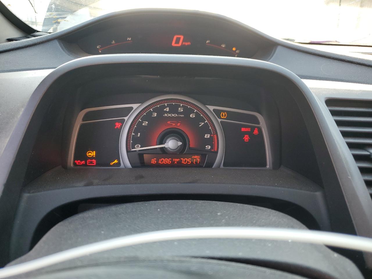 2009 Honda Civic Si VIN: 2HGFG21529H704108 Lot: 80493025