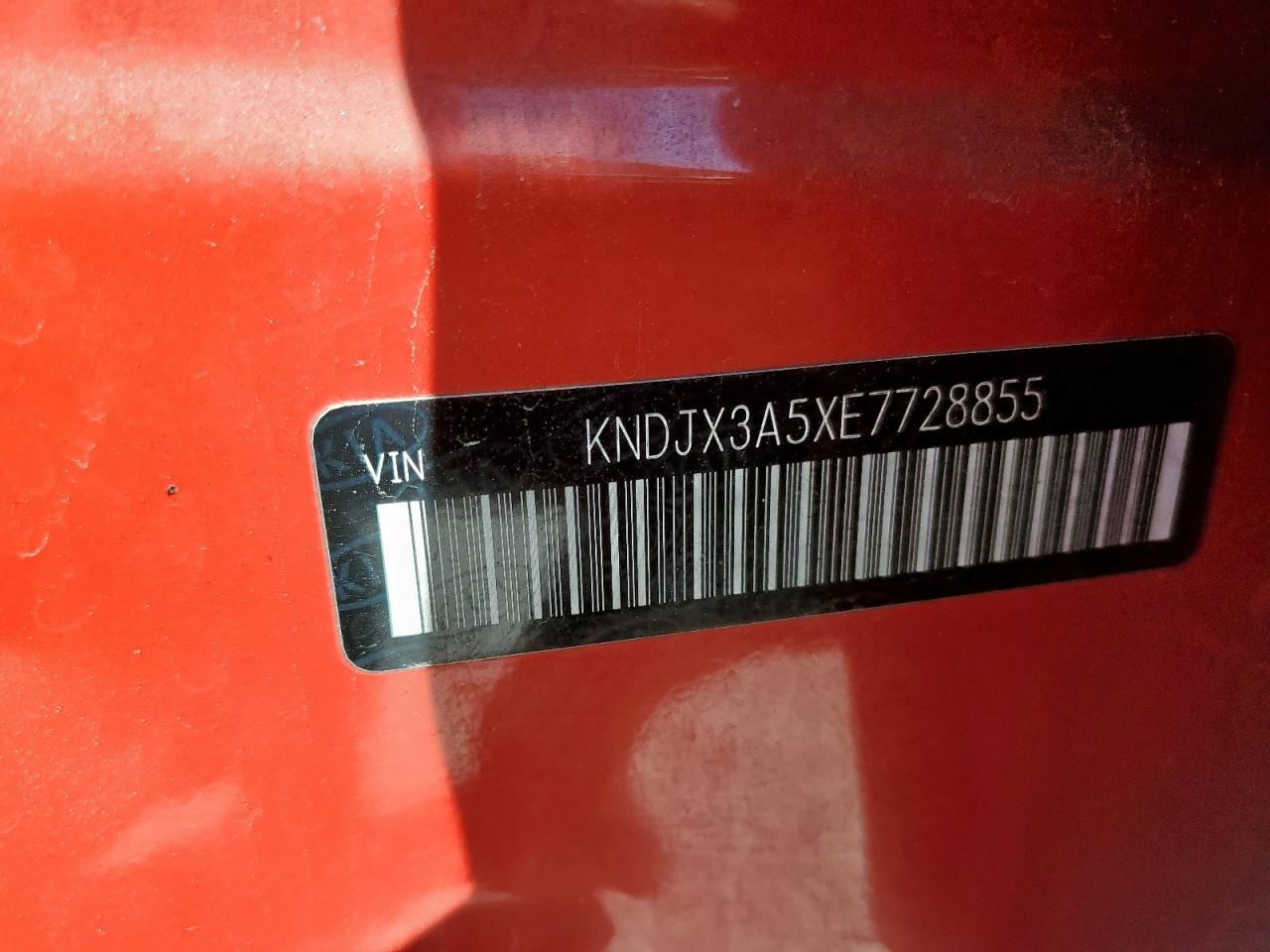 2014 Kia Soul ! VIN: KNDJX3A5XE7728855 Lot: 84560955