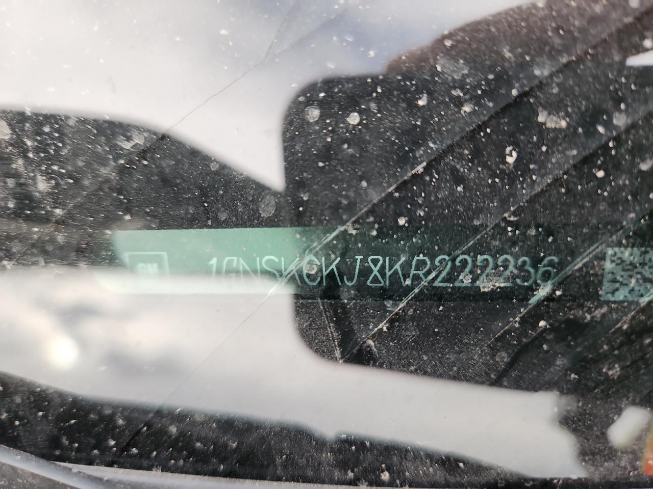 2019 Chevrolet Tahoe K1500 Premier VIN: 1GNSKCKJ8KR222236 Lot: 80357475