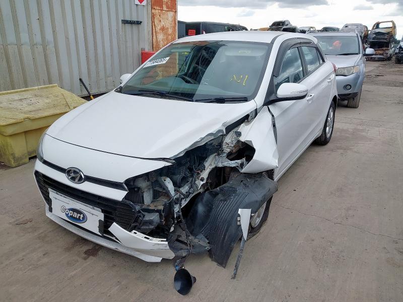 2016 HYUNDAI I20 SE T-GDI  for sale at Copart PETERLEE