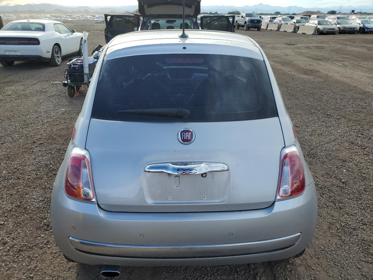 2012 Fiat 500 Lounge VIN: 3C3CFFCR6CT195154 Lot: 80671875