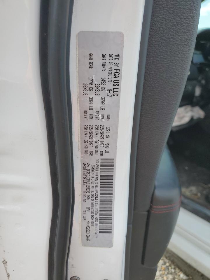 2018 Dodge Durango R/T VIN: 1C4SDJCT9JC198232 Lot: 72028385