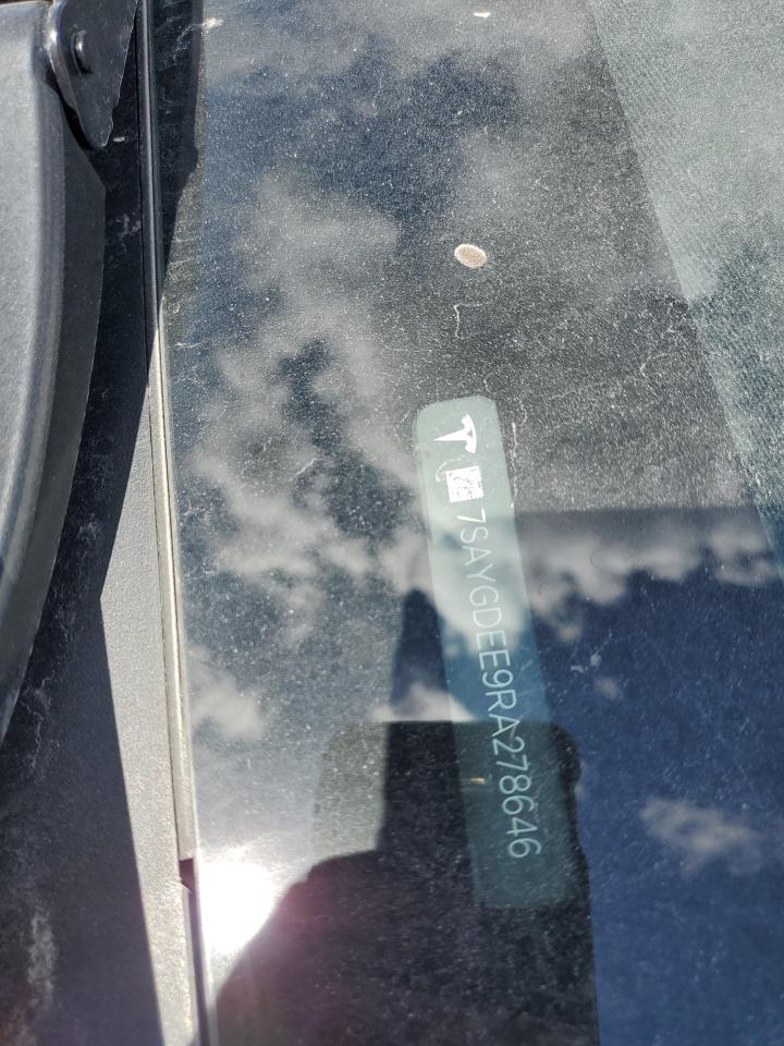 2024 Tesla Model Y VIN: 7SAYGDEE9RA278646 Lot: 81840385