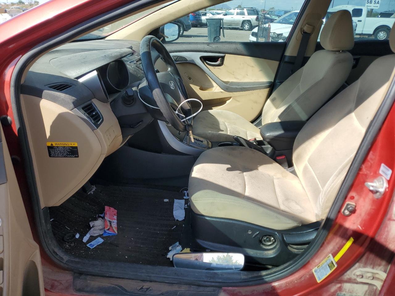 2013 Hyundai Elantra Gls VIN: KMHDH4AE1DU554010 Lot: 80652305