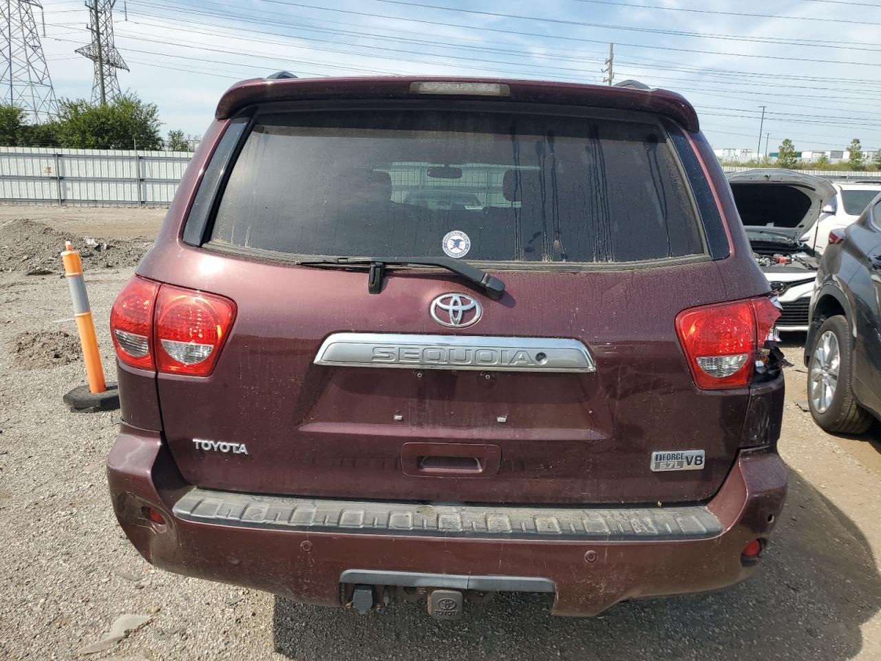 2008 Toyota Sequoia Limited VIN: 5TDBY68A08S019383 Lot: 80264365