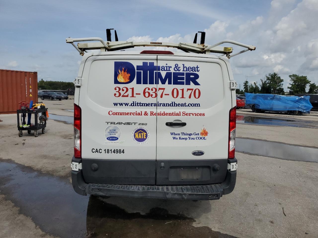 2019 Ford Transit T-250 VIN: 1FTYR2YM7KKA51935 Lot: 80344875