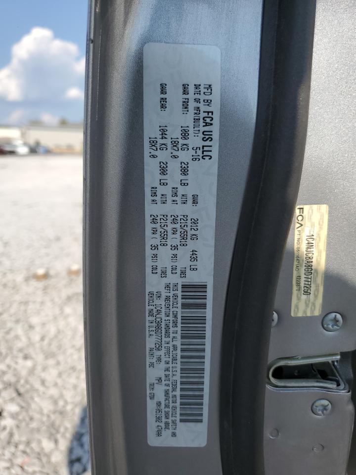 2016 Jeep Compass Sport VIN: 1C4NJCBA8GD777250 Lot: 80213475