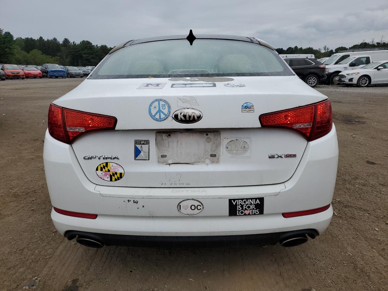 2013 Kia Optima Ex VIN: 5XXGN4A74DG185371 Lot: 71177475