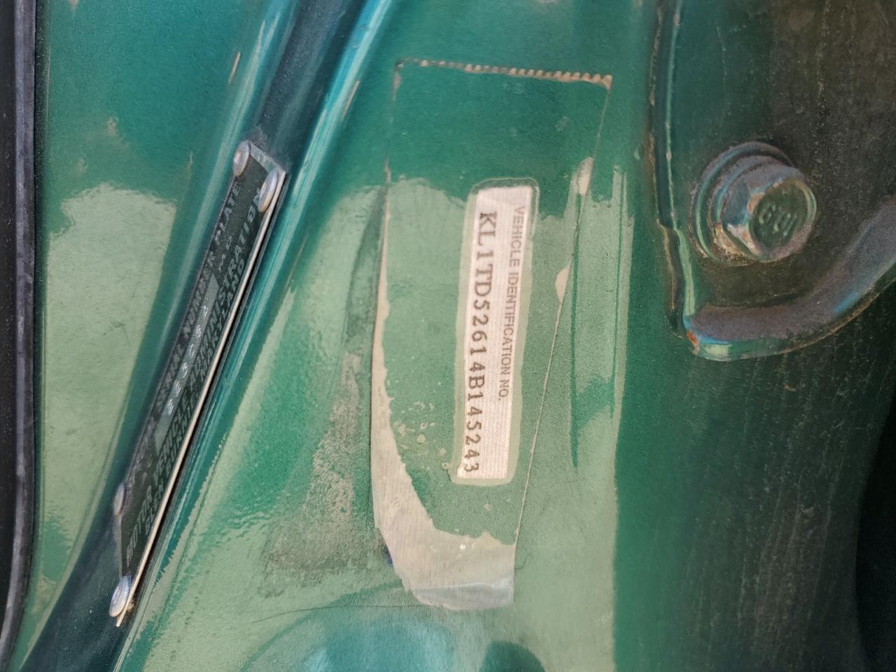 2004 Chevrolet Aveo VIN: KL1TD52614B145243 Lot: 81426315