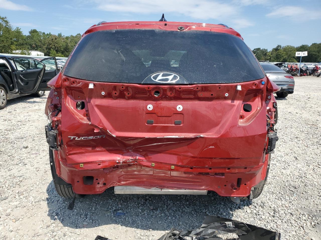 2024 Hyundai Tucson Sel VIN: KM8JB3DEXRU349304 Lot: 80884895