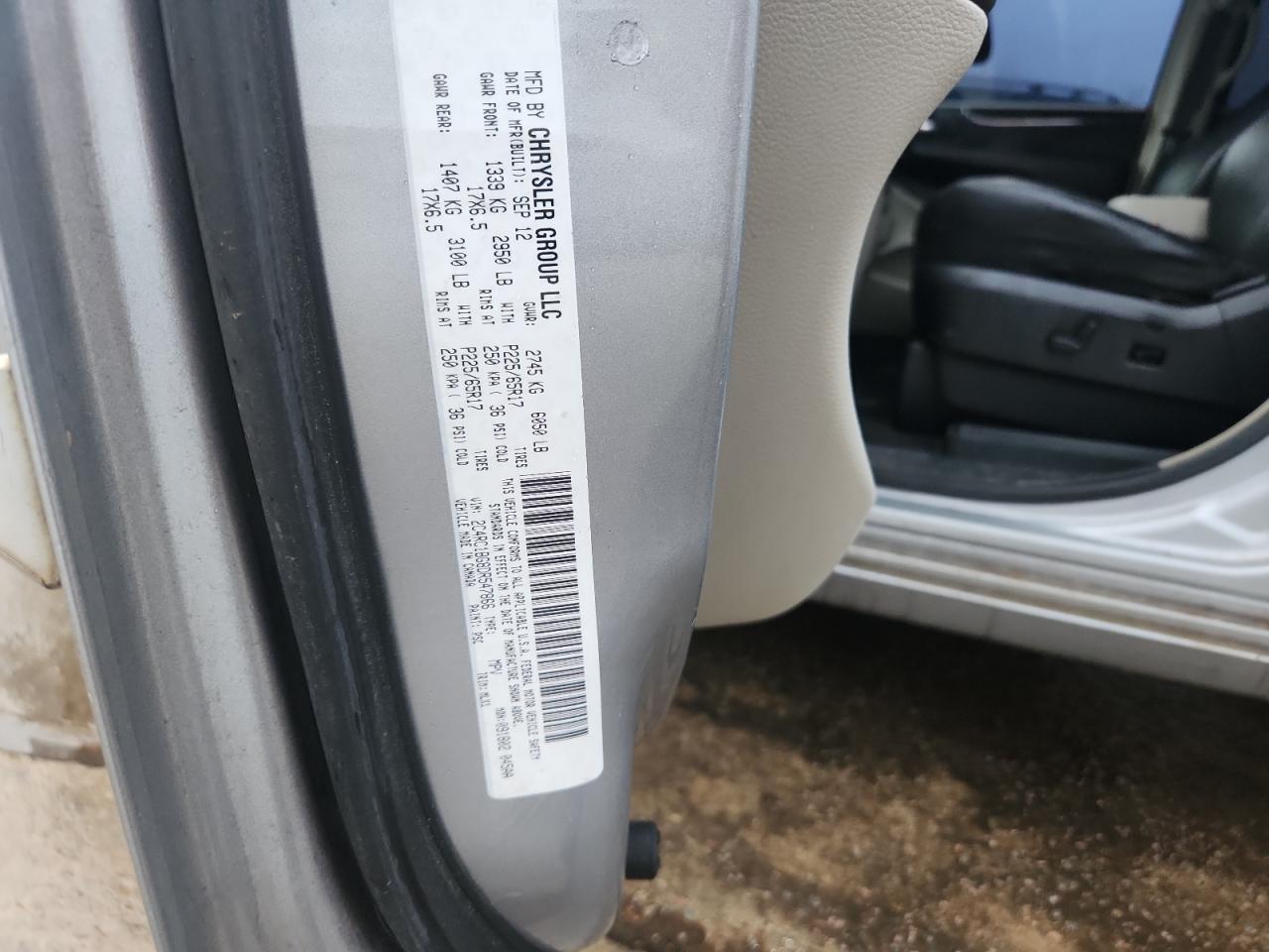 2013 Chrysler Town & Country Touring VIN: 2C4RC1BG8DR547866 Lot: 70777185