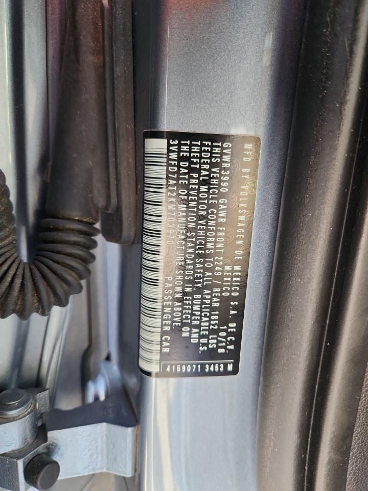 2019 Volkswagen Beetle S VIN: 3VWFD7AT2KM703970 Lot: 71487195