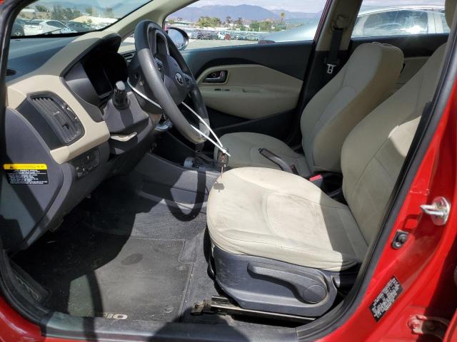 Sedans KIA RIO 2013 Czerwony