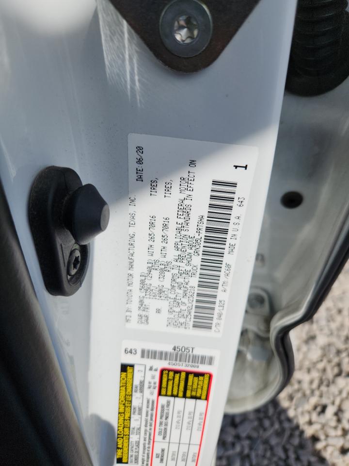 2020 Toyota Tacoma Double Cab VIN: 5TFCZ5AN2LX236218 Lot: 71645715