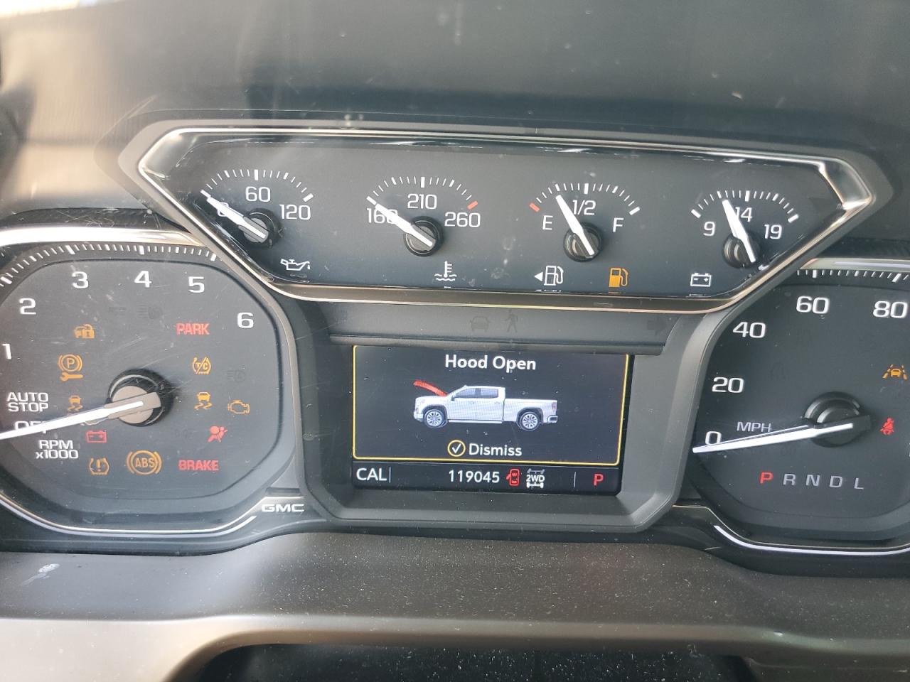 2019 GMC Sierra K1500 Slt VIN: 3GTU9DED7KG140538 Lot: 80383435