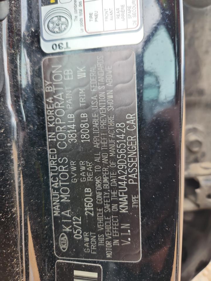 2013 Kia Forte Ex VIN: KNAFU4A29D5651428 Lot: 84392625