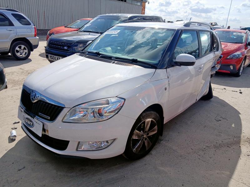 2013 SKODA FABIA 1.2 TDI CR GREENLINE II 5DR for sale at Copart PETERLEE