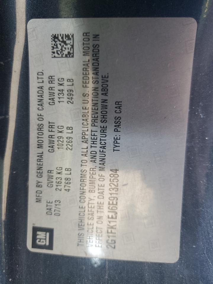 2014 Chevrolet Camaro 2Ss VIN: 2G1FK1EJ6E9132584 Lot: 72040445