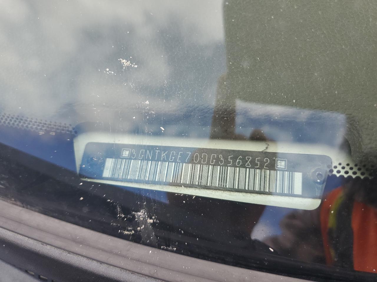 2013 Chevrolet Avalanche Ltz VIN: 3GNTKGE70DG356852 Lot: 80805605