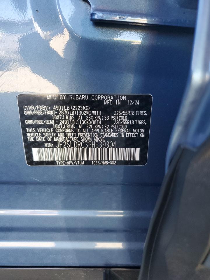 2025 Subaru Forester Limited VIN: JF2SLDRC3SH539304 Lot: 81783795