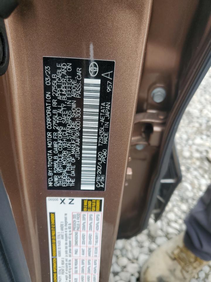 2023 Toyota Crown Platinum VIN: JTDAFAAF9P3001300 Lot: 82155935