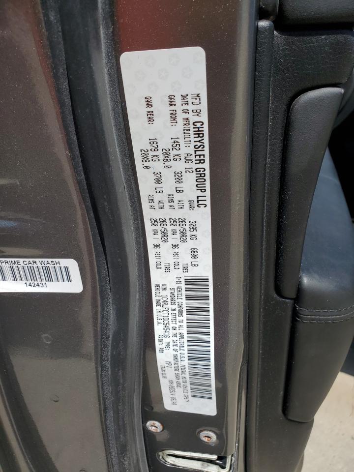 2013 Jeep Grand Cherokee Overland VIN: 1C4RJFCT1DC545416 Lot: 71201725