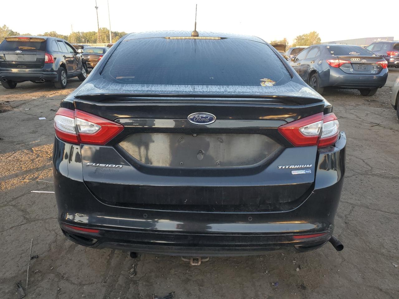 2014 Ford Fusion Titanium VIN: 3FA6P0D95ER292756 Lot: 81879055